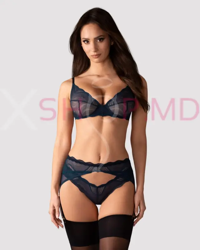 Set din 3 piese Nightly Blue XS/S