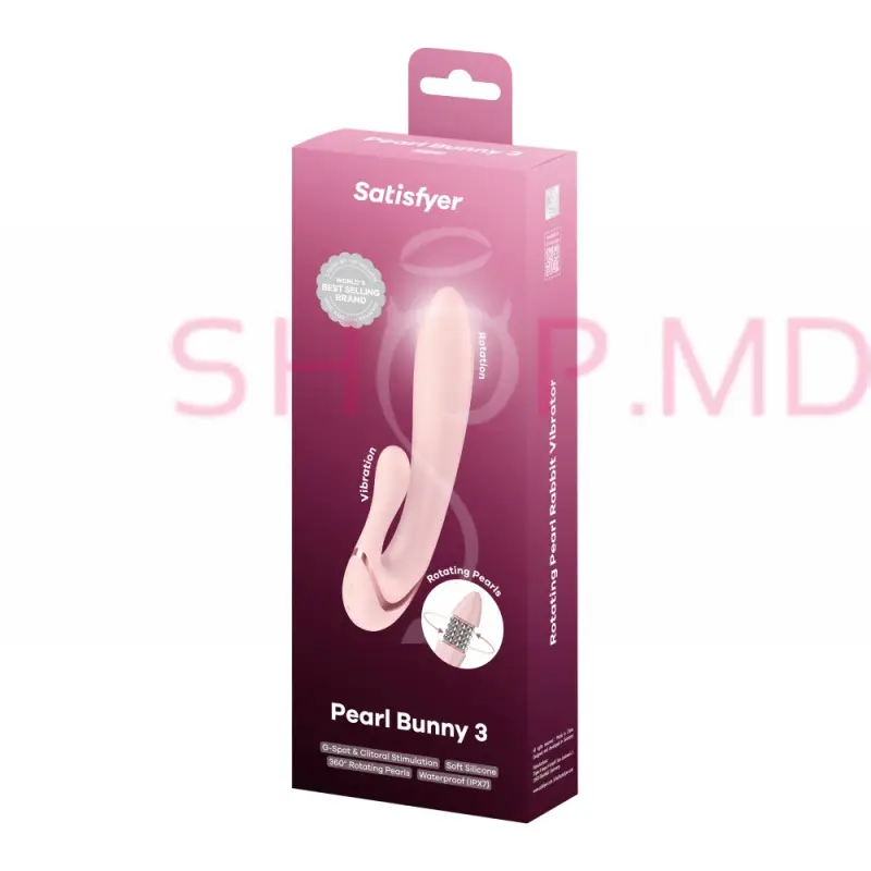 Vibrator-Pearl Bunny 3 - roz