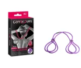 Фиолетовые наручники Cotton Cuffs