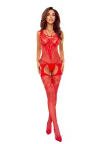 BS121, catsuit, rosu