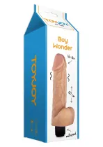 BOY WONDER 20 CM VIBR.DONG FLESH
