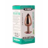 X-MEN Secret Shade Metal Butt Plug Rose M